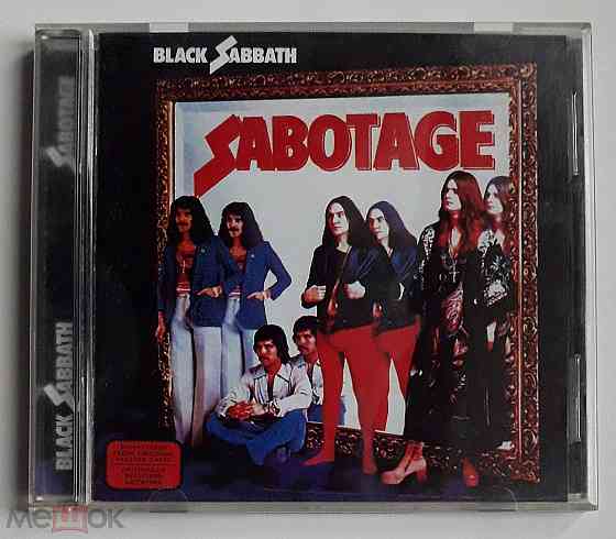 Black Sabbath - 1975 "Sabotage", компакт-диск / CD (2000-е), неофициальное издание, Россия Донецк
