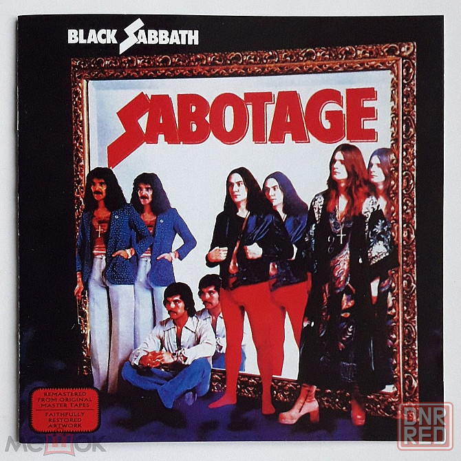 Black Sabbath - 1975 "Sabotage", компакт-диск / CD (2000-е), неофициальное издание, Россия Донецк - изображение 1