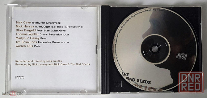 Nick Cave And The Bad Seeds - 2003 "Nocturama", полиграфия CD, неофициальное издание, Россия Донецк - изображение 2
