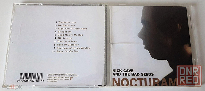 Nick Cave And The Bad Seeds - 2003 "Nocturama", полиграфия CD, неофициальное издание, Россия Донецк - изображение 1
