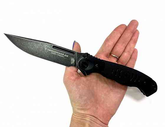 Складной универсальный тактический нож Офицерский 2М (Black) Нокс Донецк