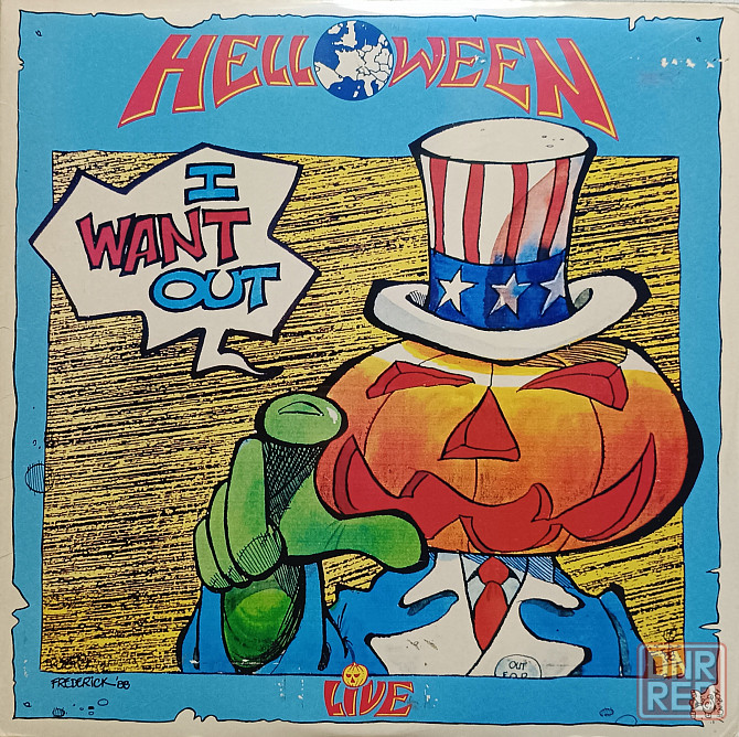 Виниловая пластинка LP "Halloween" -"I Want Out" Live 1989 г. " Донецк - изображение 1