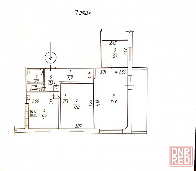 Продажа 3х комн. квартиры, ориентир пл. Бакинских Комиссаров Донецк - изображение 10