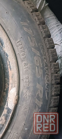 Шины(Pirelli, зима, липучка)175/65 r14 на дисках(штампованных) комплект Донецк - изображение 4