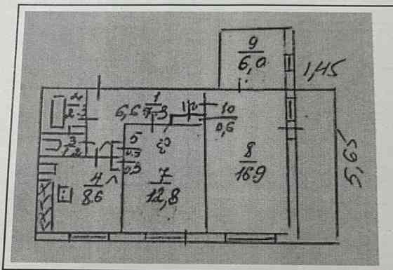 Продам 3х ком. Солнечный! Донецк