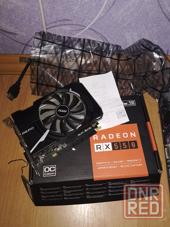 Видеокарта rx 550 4gb ddr5 Горловка - изображение 1