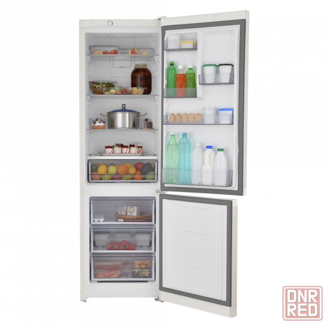 Холодильник двухкамерный Hotpoint HT 4200 M (бежевый мрамор) Донецк - изображение 2