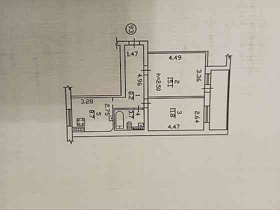 Просторная 2-х комнатная квартира в Калининском р-не Донецк