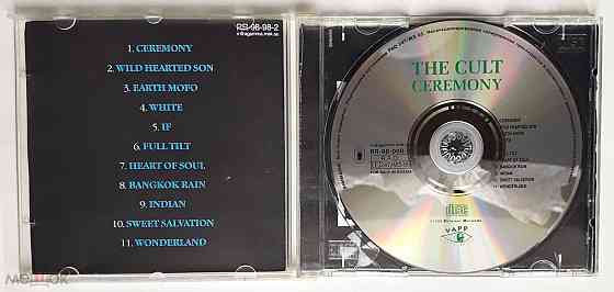The Cult - 1991 "Ceremony", компакт-диск / CD (1998), неофициальное издание, Россия Донецк