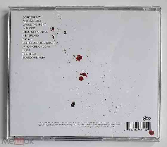 Компакт-диск / CD: The Cult - 2016 "Hidden City", неофициальное издание, Россия Донецк