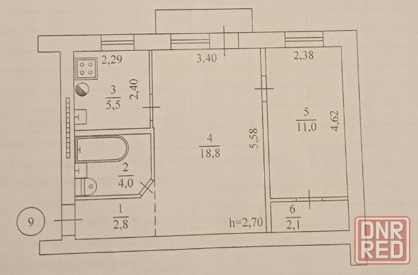 Продажа 2-к. квартиры на Путиловке, ориентир "Стрела" Донецк - изображение 7