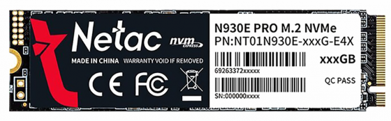 Ssd диск Netac M.2 (2280) N930e 256gb Pcie Nvme 3.0 X4 Tlc Nt01n930e-256g-E4x (арт-3188) Донецк