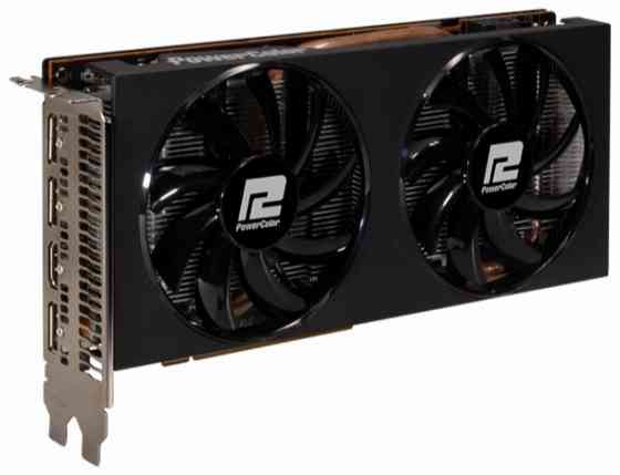 Видеокарта Powercolor Radeon Rx 5600 Xt 6gb Gddr6-14 (Axrx 5600 Xt 6gbd6-3dhv2/Oc) б/у (арт-9145) Донецк