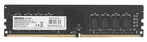 Оперативная память Dimm Ddr4 Amd 32гб 3200 мгц Cl16 R9432g3206u2s-U (арт-8341) Донецк