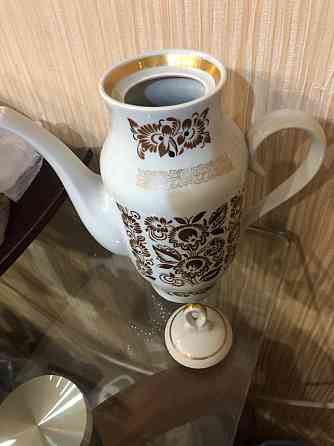 Кофейник с позолотой Макеевка