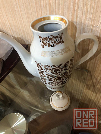 Кофейник с позолотой Макеевка - изображение 2