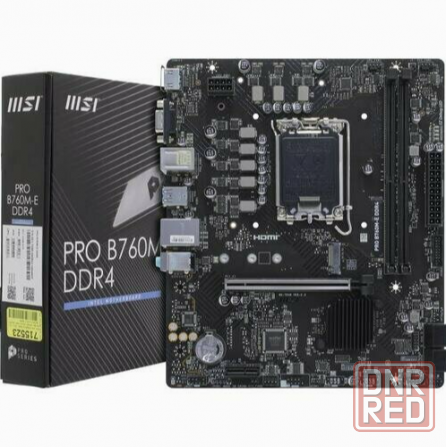 Материнская плата Msi Pro B760m-E Ddr4 Lga1700 (арт-5252) Донецк - изображение 1