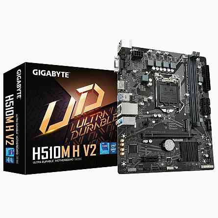 Материнская плата Gigabyte H510m H V2, Socket 1200, Intelh470, 2xddr4, Matx, Rtl (арт-6974) Донецк