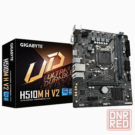 Материнская плата Gigabyte H510m H V2, Socket 1200, Intelh470, 2xddr4, Matx, Rtl (арт-6974) Донецк - изображение 1