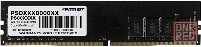 Оперативная память Ddr4 Patriot Memory Sl 4 гб 2133 мгц Dimm Cl15 Psd44g213381 (арт-7680) Донецк - изображение 1