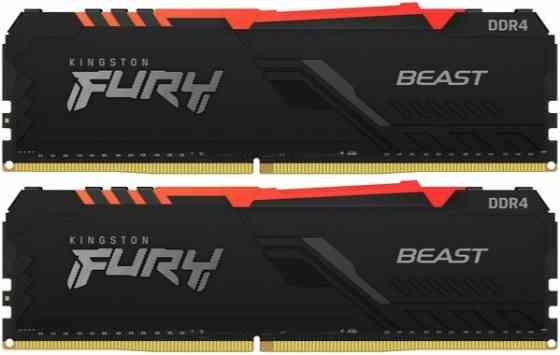Оперативная память Dimm Ddr4 Kingston Fury Beast Rgb Kf436c17bbak2/16 (арт-1339) Донецк