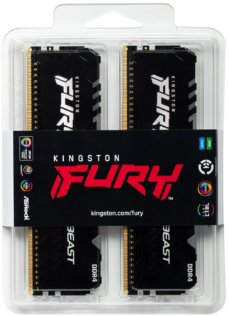Оперативная память Dimm Ddr4 Kingston Fury Beast Rgb Kf436c17bbak2/16 (арт-1339) Донецк