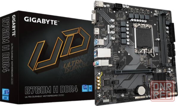 Материнская плата Gigabyte B760m H Ddr4 Lga1700 (арт-8475) Донецк - изображение 1