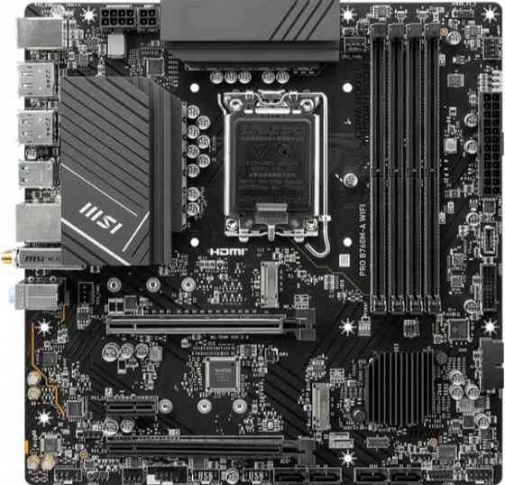 Материнская плата Msi Pro B760m-A Wifi Ddr4matx, Ret Lga 1700 (арт-5174) Донецк