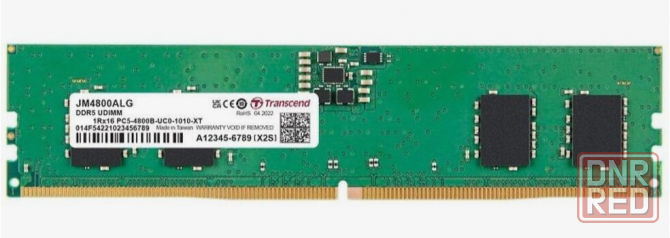 Оперативная память Transcend Jm4800alg-8g Ddr5 8gb Dimm (арт-1304) Донецк - изображение 1