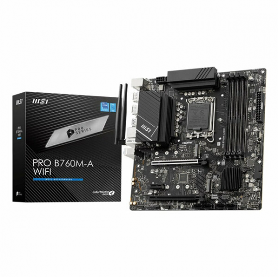 Материнская плата Msi Pro B760m-A Wifi Ddr5 Lga1700 (арт-8060) Донецк