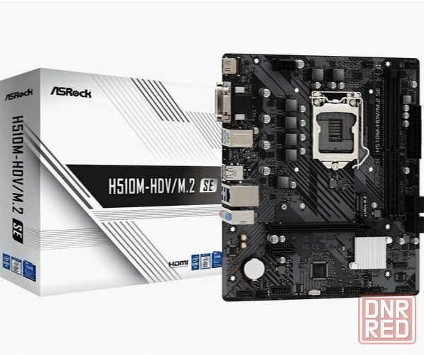 Материнская плата Asrock материнская плата Asrock H510m-Hdv/M.2 Se Soc-1200 Intel H470 2xddr4 Matx A Донецк - изображение 1