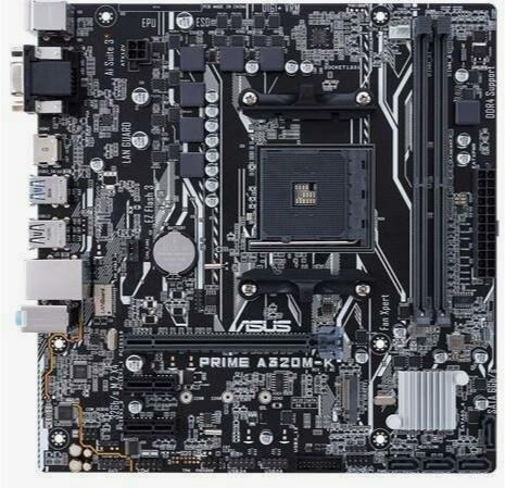 Материнская плата Asus Prime A320m-K Socket Am4 Amd A320 2xddr4 1xpci-E 16x 2xpci-E 1x 4xsata Iii Ma Донецк