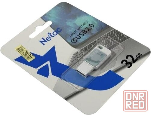 Флешка 32gb Netac Ua31 Blue Usb 2.0 (Nt03ua31n-032g-20bl) (арт-8377) Донецк - изображение 1