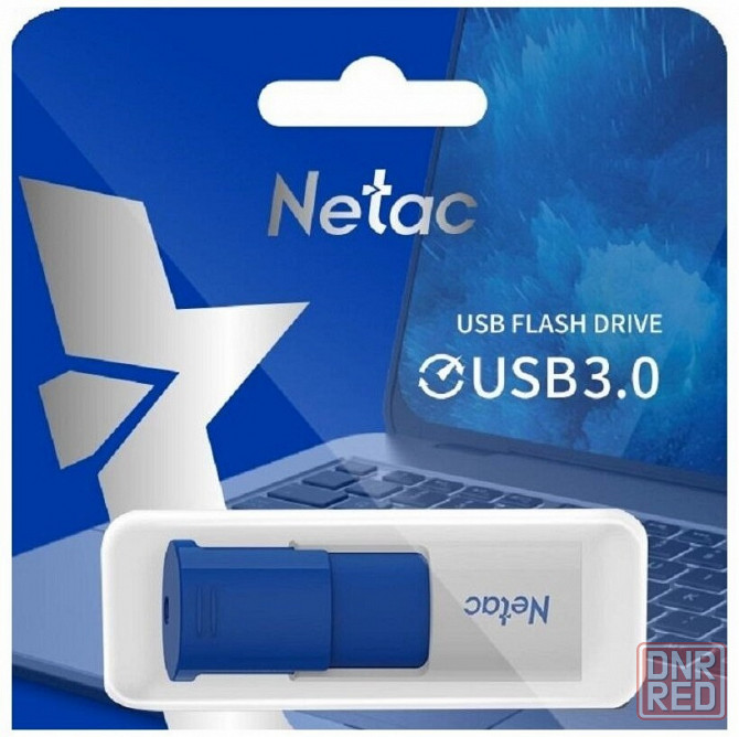 Usb флешка Netac U182 64gb Blue Usb 3.0 (Nt03u182n-064g-30bl) (арт-8246) Донецк - изображение 1