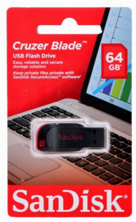 Usb Flash Drive 64gb - Sandisk Cruzer Blade Sdcz50-064g-B35 (арт-7327) Донецк