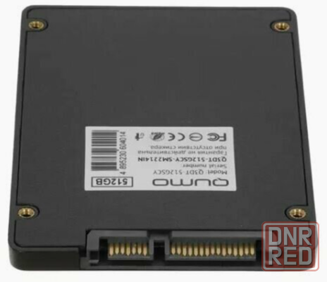 Внутренний Ssd 512gb Qumo Novation Tlc 3d 2.5" (Q3dt-512gsсY) 550/500 Mb/S, Sm2258xt (арт-2007) Донецк - изображение 2