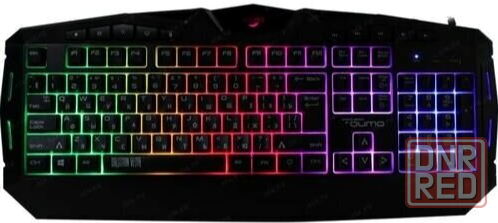 Клавиатура Qumo Antares K60, игровая, проводная, мембранная, 114 клавиш, Usb, подсв, чёрная (арт-293 Донецк - изображение 1