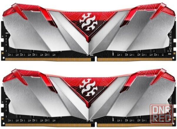 Модуль памяти Adata 16gb (2 X 8gb) Udimm, Xpg Gammix D30, 3200mhz Cl16-20-20, 1.35v, красный радиато Донецк - изображение 1