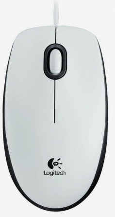 Мышь проводная Logitech B100 910-003360, 800dpi, белый (арт-1397) Донецк