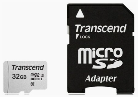 Карта памяти 32gb Transcend Ts32gusd300s-A Microsdhc Class 10 U1 300s + адаптер (арт-5511) Донецк