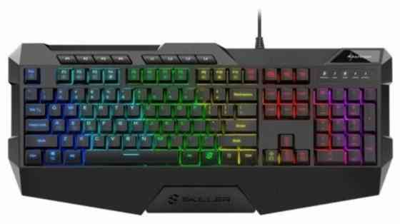 Клавиатура Sharkoon Skiller Sgk4 (резиновые колпачки, Rgb) черный (арт-8321) Донецк