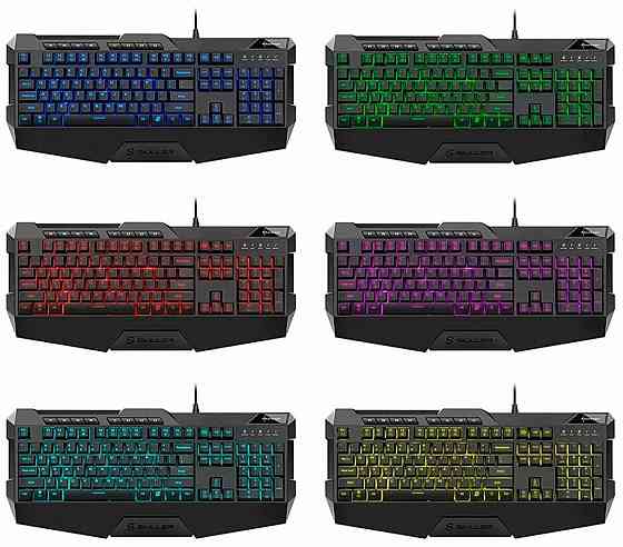 Клавиатура Sharkoon Skiller Sgk4 (резиновые колпачки, Rgb) черный (арт-8321) Донецк