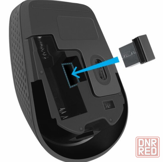 Мышь Defender Tiana Mb-055 1000dpi, черный (52055), беспроводная (арт-3543) Донецк - изображение 3