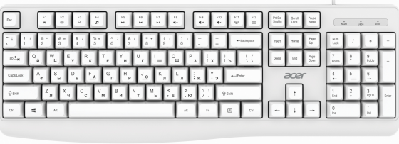 Клавиатура Acer Okw301 белый (Zl. Kbdcc.01b) (арт-3044) Донецк