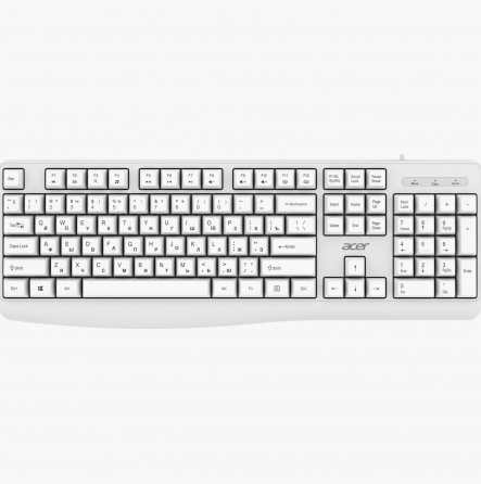 Клавиатура Acer Okw301 белый (Zl. Kbdcc.01b) (арт-3044) Донецк