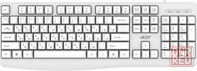 Клавиатура Acer Okw301 белый (Zl. Kbdcc.01b) (арт-3044) Донецк - изображение 1