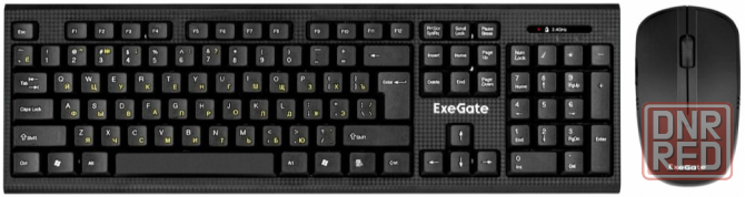 Беспроводная клавиатура/мышь Prof Combo Mk280 Ex296104rus Exegate (арт-2068) Донецк - изображение 1