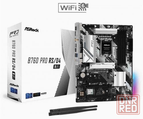 Материнская плата Asrock B760 Pro Rs/D4 Wifi (Lga1700, Atx) (арт-5236) Донецк - изображение 1