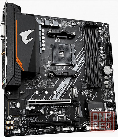 Материнская плата Gigabyte B550m Aorus Elite Ax Soc-Am4 Amd B550 4xddr4 Matx Ac`97 8ch(7.1) Gblan Ra Донецк - изображение 3