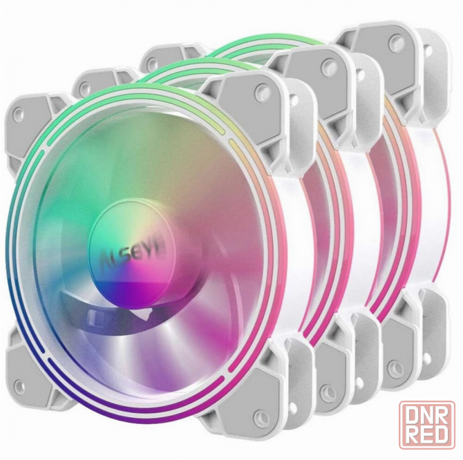 Вентилятор для корпуса Alseye Halo 4.0-W Kit (3 шт.) (арт-1849) Донецк - изображение 1